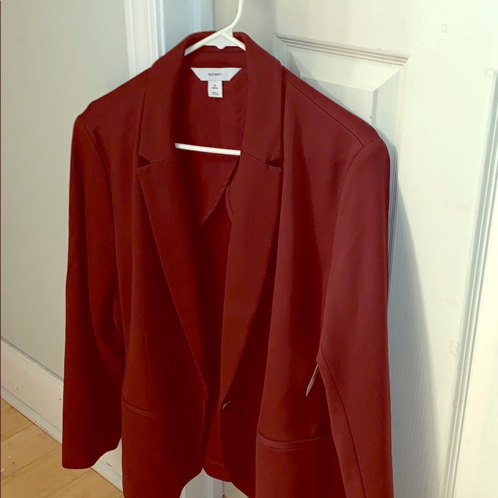 BRAND NEW!  Old Navy Burgundy Blazer  XLP